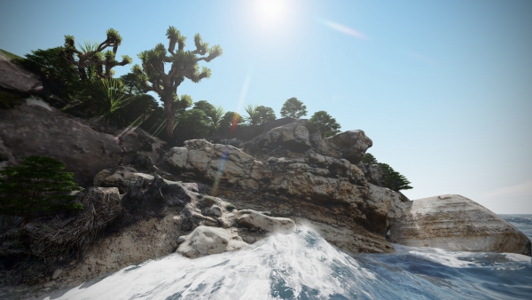 3d visualizatuio - Sea scene