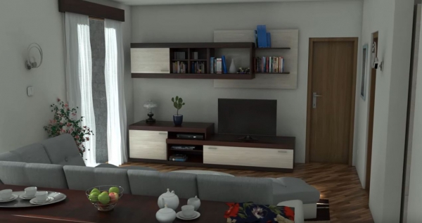 Interior render compilation